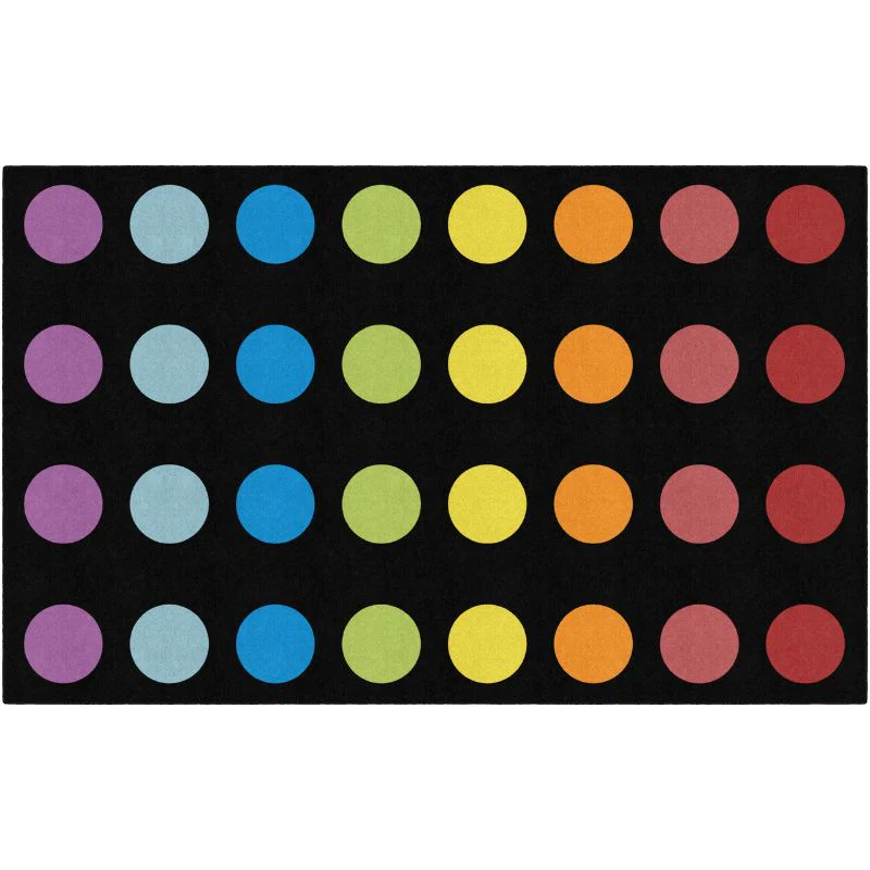 Are the Rainbow Spots Criss Cross classroom rugs durable enough to buy?