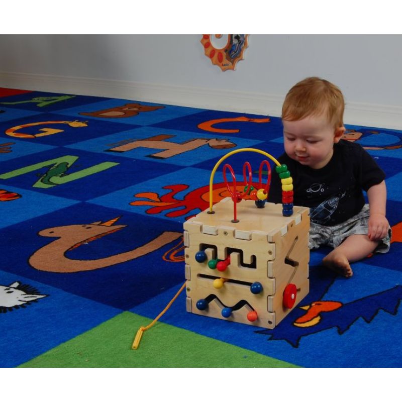 A to Z Animals Classroom Seating Rug