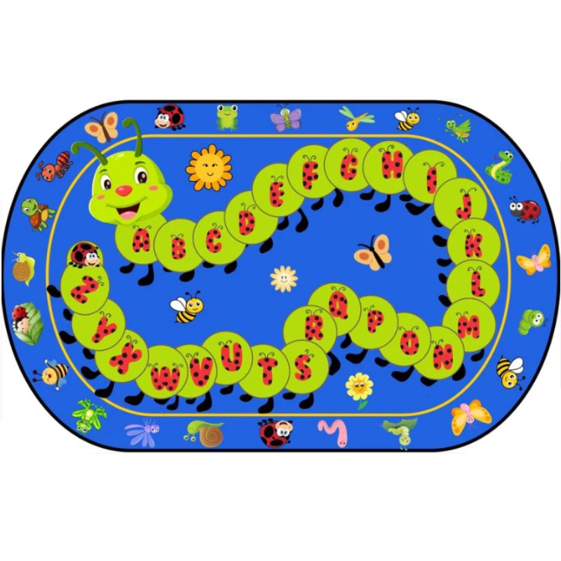 Cutie Caterpillar Daycare Rug