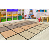 Desert Horizon Classroom Seating Grid Rug