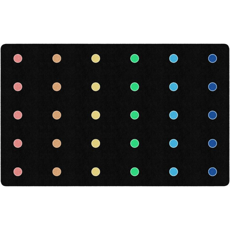 Early Education Rainbow Reverie Mini Dots Seating Rug