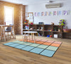 Pastel Paradise Horizon Classroom Seating Rug