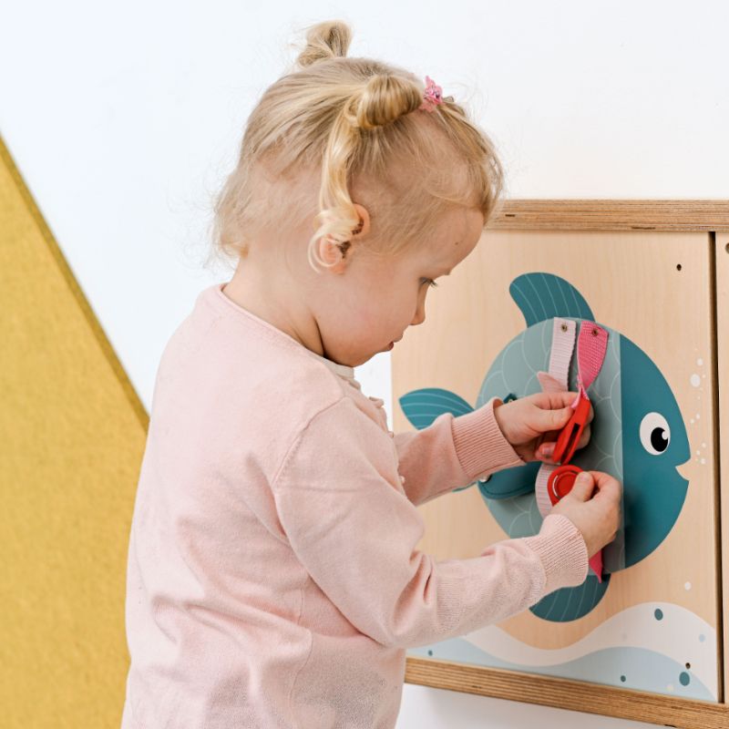 Fish Motor Skills Wall Toy