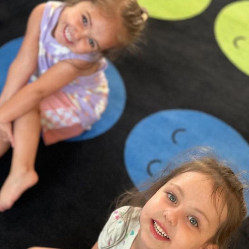 Groovy Grins Happy Faces Rug