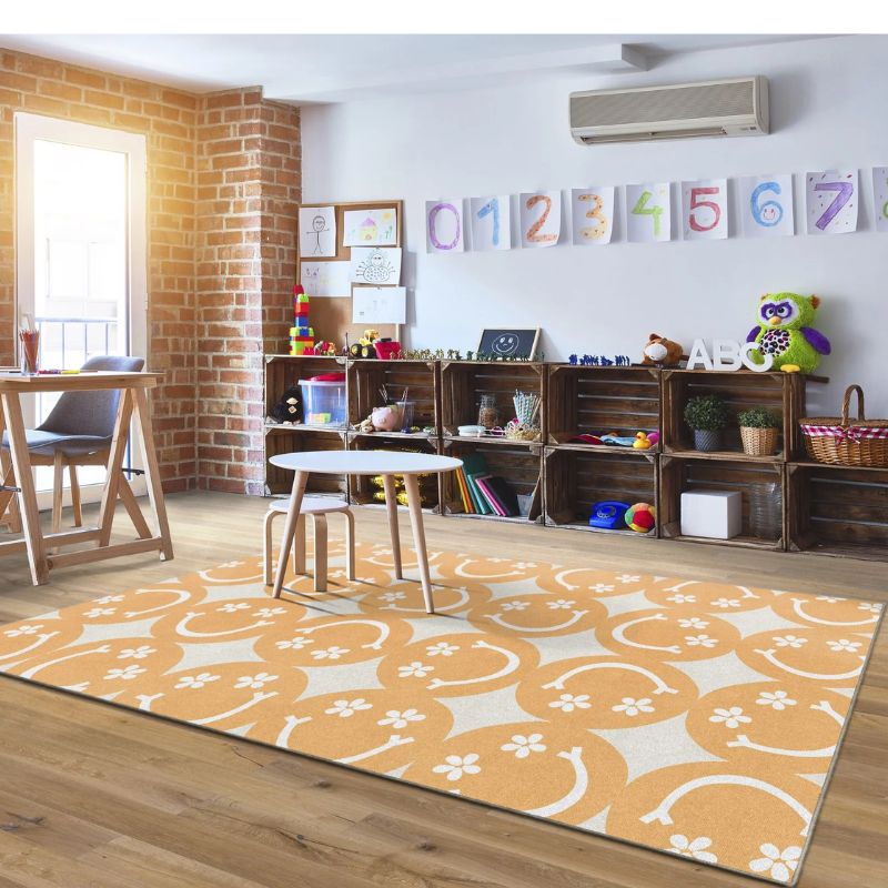 Large Happy Faces Rug