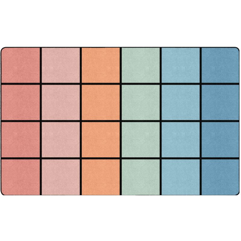 Pastel Paradise Classroom Seating Rug