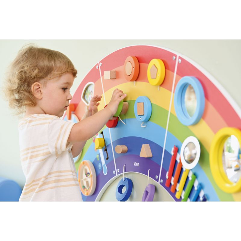 Interactive Rainbow Wall Toy