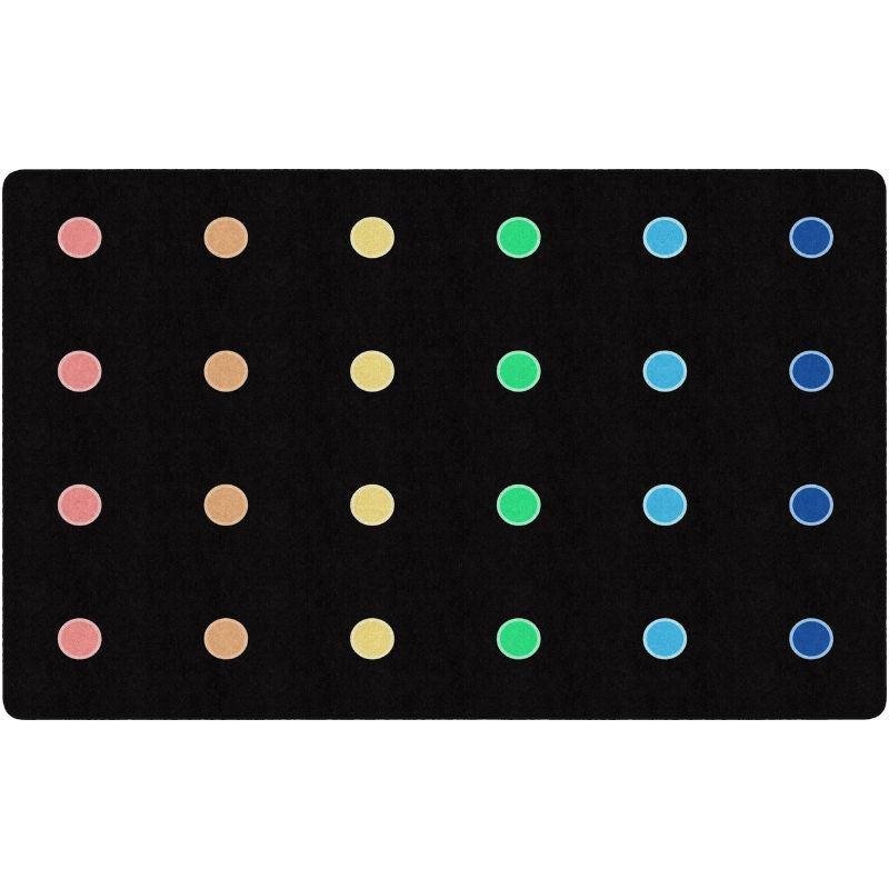 Rainbow Reverie Mini Dots Seating Rug