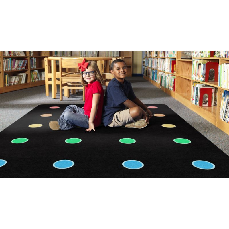 Rainbow Reverie Mini Dots Seating Rug