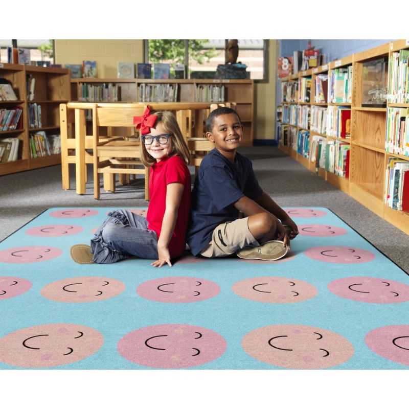 Smiley Face Ocean Oasis Seating Rug