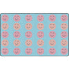 Smiley Face Ocean Oasis Classroom Seating Rug