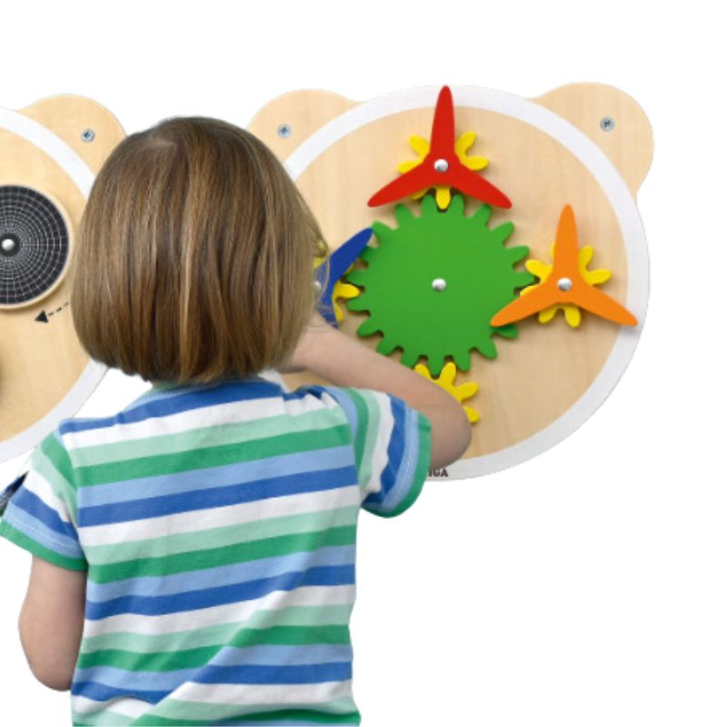 Spinning Pinwheels Wall Toy