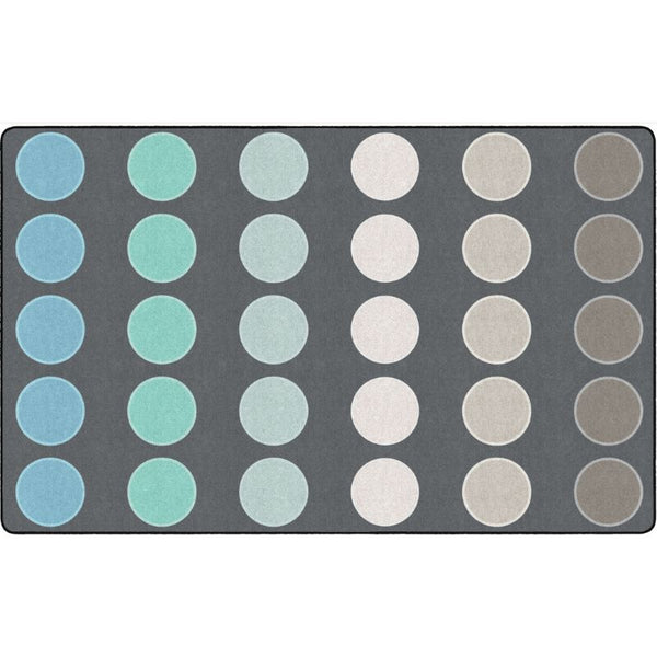 Tranquil Tundra Dots Classroom Seating Rug