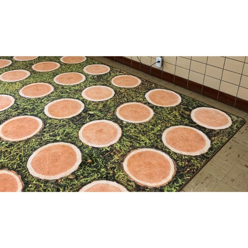 Tree Rounds Seating Rug