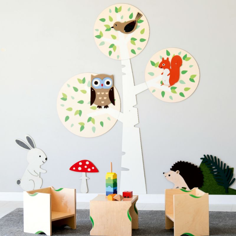 Tree and Friends Wall Decor Moje Bambino