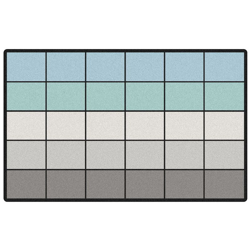 Tundra Horizon Classroom Grid Rug