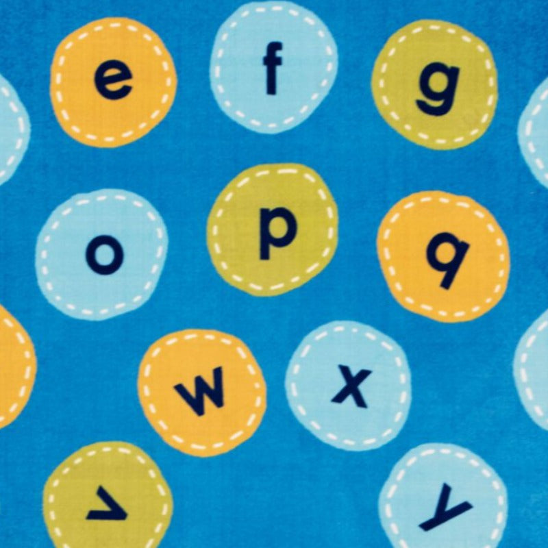 Calming Colors Alphabet Seating Rug