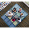 Calming Happy Squares Seating Carpet