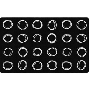 Circle Samplers Classroom Seating Rug