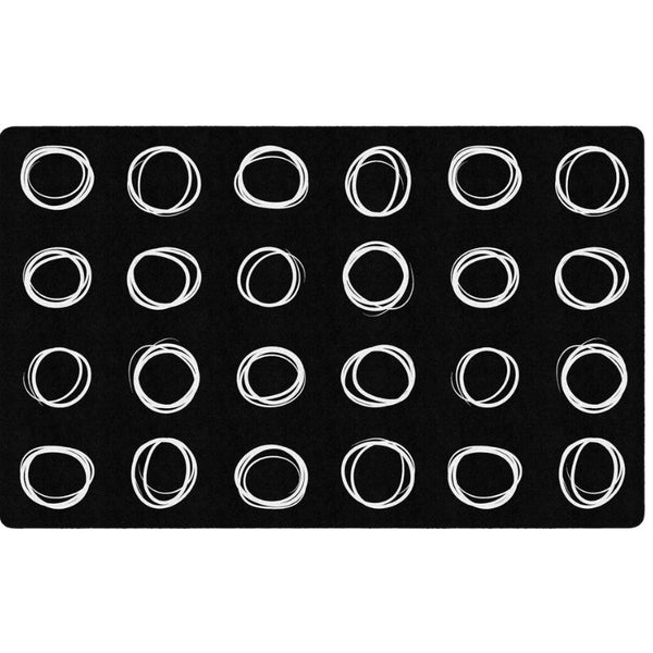 Circle Samplers Classroom Seating Rug