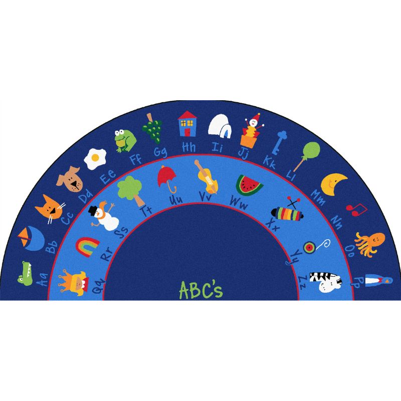 fun with phonics semi circle rug