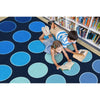 ocean dots classroom seating rug