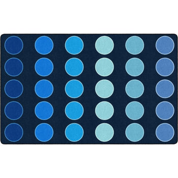 Ocean Dots Classroom Seating Rug