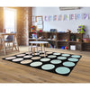 Pastel Dots Classroom Seating Rug