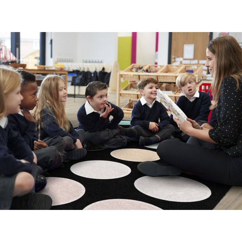 Pastel Paradise Dots Seating Rug