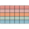 Pastel Paradise Horizon Clasroom Seating Rug