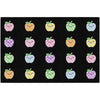 Plaid Apples Sitting Rug