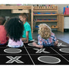 Tic Tac Toe Classroom Seating Rug