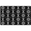 tic tac toe seating rug