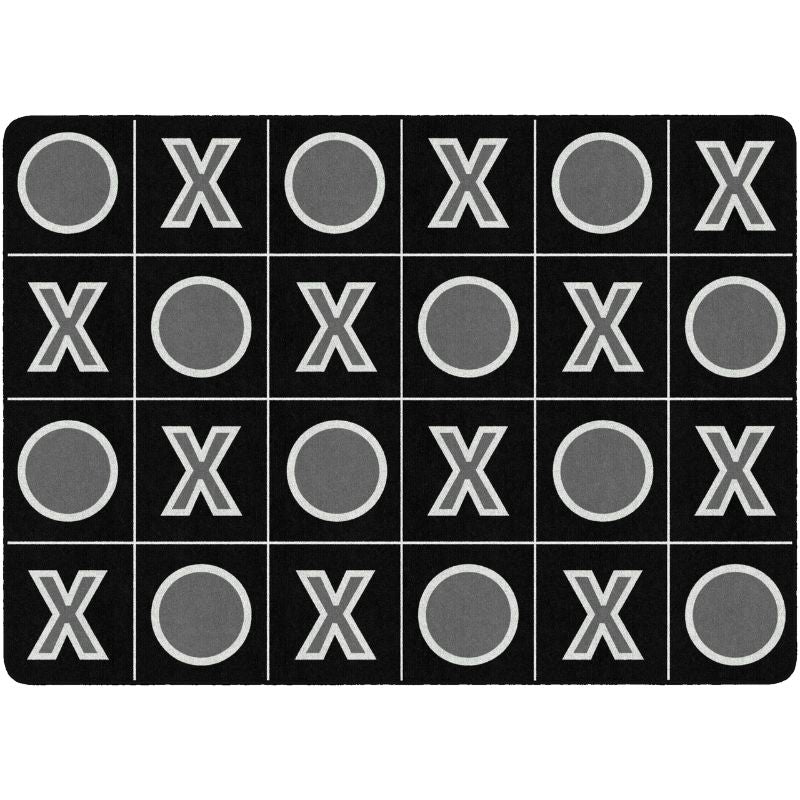 Tic Tac Toe Classroom Seating Rug