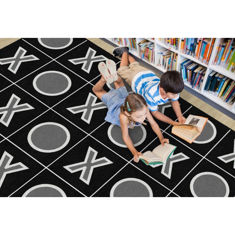 tic tac toe classroom rug