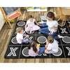 Tic Tac Toe Classroom Seating Rug