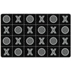 tic tac toe seating rug