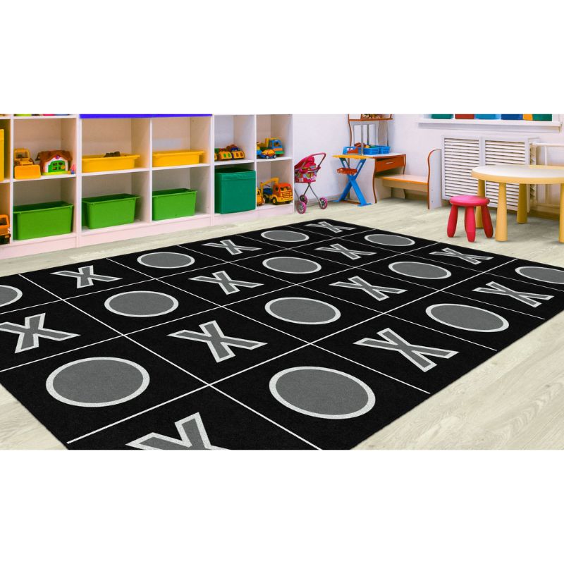 Tic Tac Toe Classroom Seating Rug