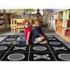 Tic Tac Toe Classroom Seating Rug