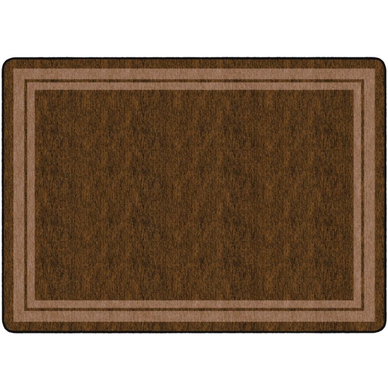 Tone on Tone Double Border Classroom Rug