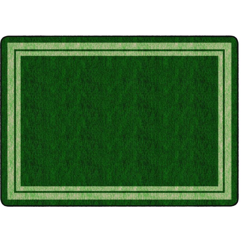 Tone on Tone Double Border Classroom Rug