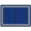 Tone on Tone Double Border Classroom Rug