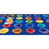 Watercolor Spots Seating Rug - Joy Carpets USA