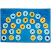 Calming Colors Alphabet Seating Rug