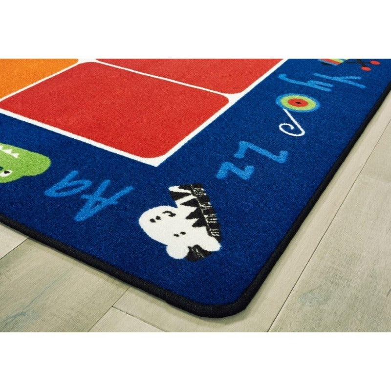 Fun with Phonics Rug - Made in the USA by Carpets for Kids