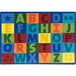 Colorful Learning Alphabet Seating Rug - Joy Carpets USA