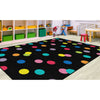 Just Teach Polka Dots Classroom Rug