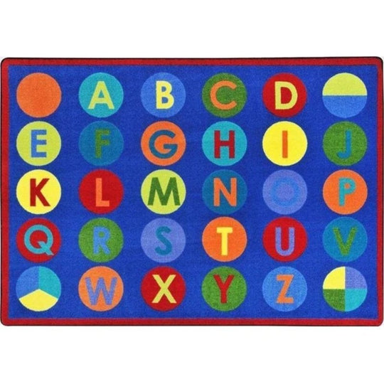 Alpha Dots Classroom Rug