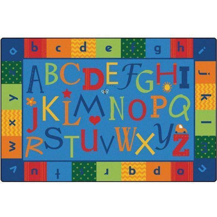 Alphabet Around Literacy Factory Second Rug