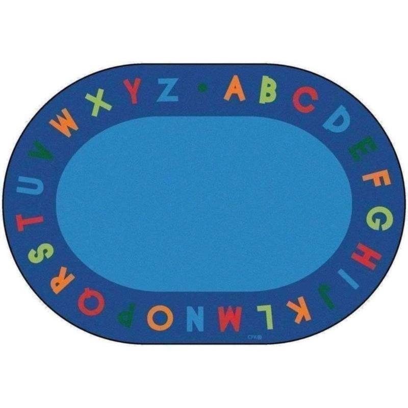 Alphabet Circletime Oval Rug